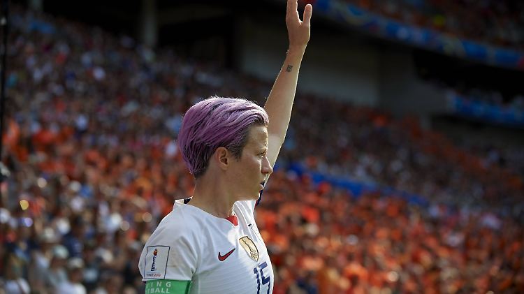 "Das Entfesseln eines Mobs der weißen Vorherrschaft ist nichts Neues für Amerika", sagt US-Fußballstar Megan Rapinoe.