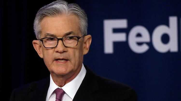 Sturmwolken über der Weltwirtschaft: Fed-Chef Powell nährt Fantasien auf eine Zinssenkung.