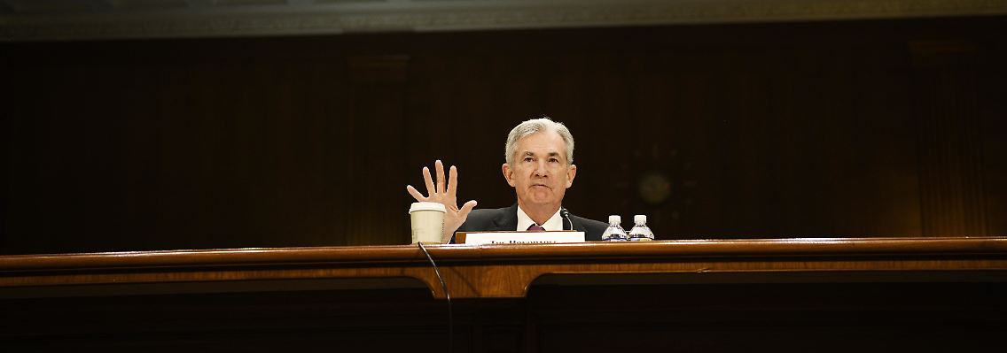 US-Notenbankchef Jerome Powell prognostiziert günstigen Wachstumausblick.