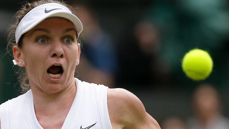 Ein überzeugend-dominanter Auftritt: Simona Halep powert sich ins Wimbledon-Halbfinale.