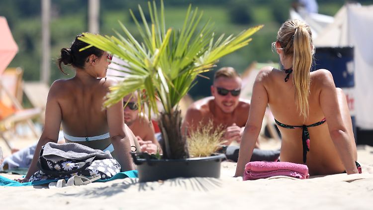 In der kommenden Woche bietet das Wetter wieder Gelegenheit für ausgiebiges Sonnenbaden.