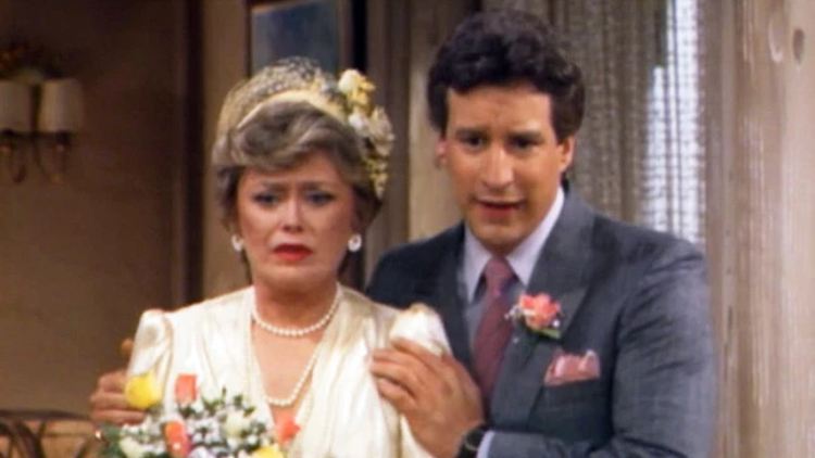 Charles Levin als Coco an der Seite von Rue McClanahan als Blance Devereux in der US-Sitcom "Golden Girls". 
