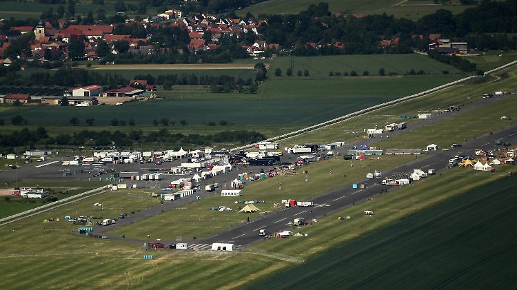 Archivbild vom Obermehler Flugplatz.