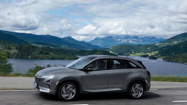 Wasserstoffautos wie der Hyundai Nexo sind auf der Langstrecke am klimafreundlichsten.