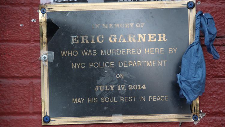 "I can't breathe", waren Eric Garners letzte Worte, "ich kann nicht atmen".