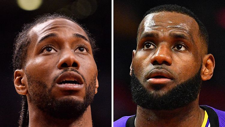 Der beste Spieler der jüngsten NBA Finals gegen den besten Spieler seiner Generation. Kawhi Leonard (links) gegen LeBron James. Clippers gegen Lakers. Wer setzt sich durch und regiert Los Angeles?
