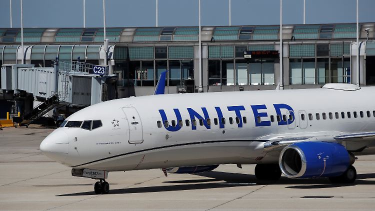 Boeings 737-800 von United Airlines.