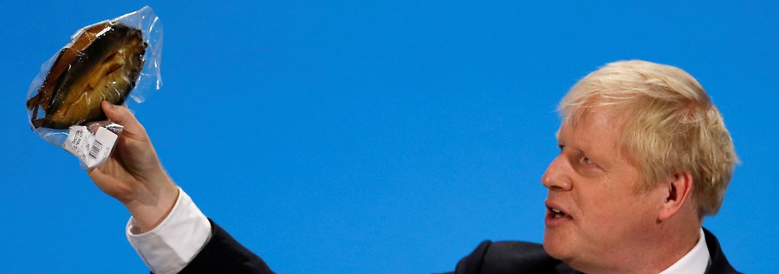 Kritisiert anhand von Räucherfisch die EU-Regulierungen: Boris Johnson. 