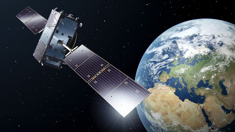 Illustration des "Galileo-Full-Operational-Capacity-Satelliten" (FOC).