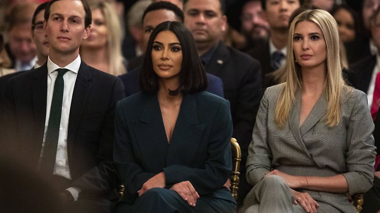 Kim Kardashian pflegt ein gutes Verhältnis zum Trump-Clan. 