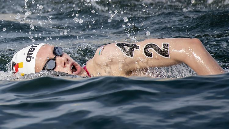 Finnia Wunram schwamm über 25 Kilometer zu Silber. Für den deutschen Schwimm-Verband war es die fünfte Medaille in den Freiwasser-Wettbewerben - die beste Ausbeute seit der WM 2013.
