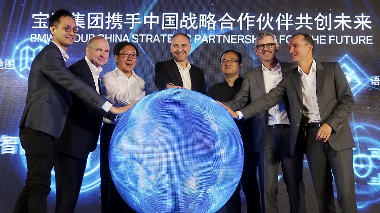 Beim Thema autonomes Fahren arbeiten BMW und Tencent nun zusammen.