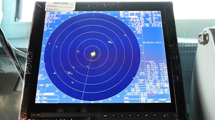 Iranische Drohne gesichtet oder nicht: Der Radar des US-Kriegsschiffes USS Boxer.