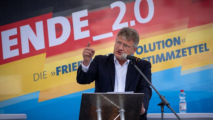 Der rechtsnationale "Flügel" der AfD sei, so Meuthen, eine ganz normale Parteiströmung.