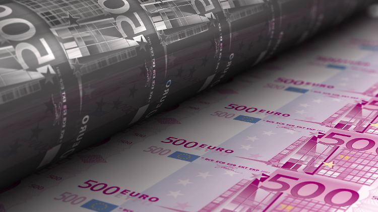 Die Euro-Notenpresse soll wieder auf Hochtouren laufen: Die EZB könnte mit einem neue Anleihekauf-Programm Hunderte Milliarden Euro in den Markt pumpen. 