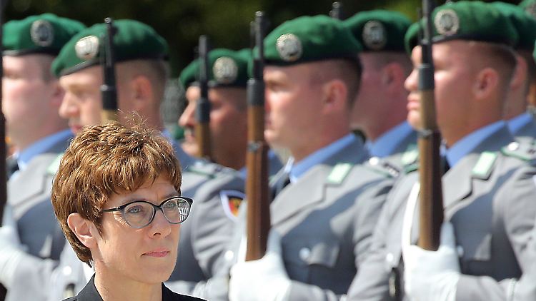 AKK hat nach dem Antritt ihres neuen Postens an Beliebtheit eingebüßt.