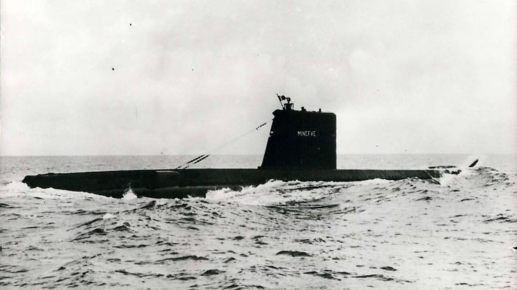 Die "Minerve" verschwand im Januar 1968 von den Radarschirmen.