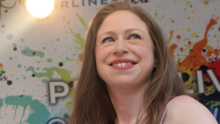 Chelsea Clinton vor knapp einem Monat bei einem Auftritt in New York.
