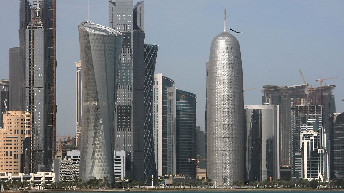 Blick auf Katars Hauptstadt Doha.