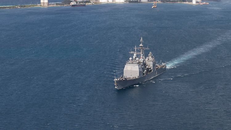 Bei der "USS Antietam" handelt es sich um einen Lenkwaffenkreuzer der Navy.