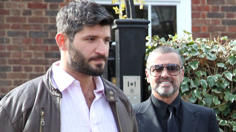 Sie waren Lebensgefährten, doch George Michael (r.) hat Fadi Fawaz in seinem Testament nicht bedacht.