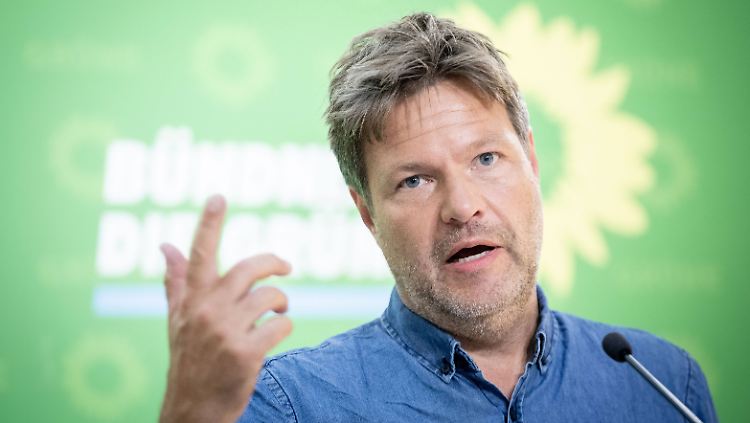 Grünen-Chef Habeck möchte Reisenden das Bahnfahren schmackhaft machen.