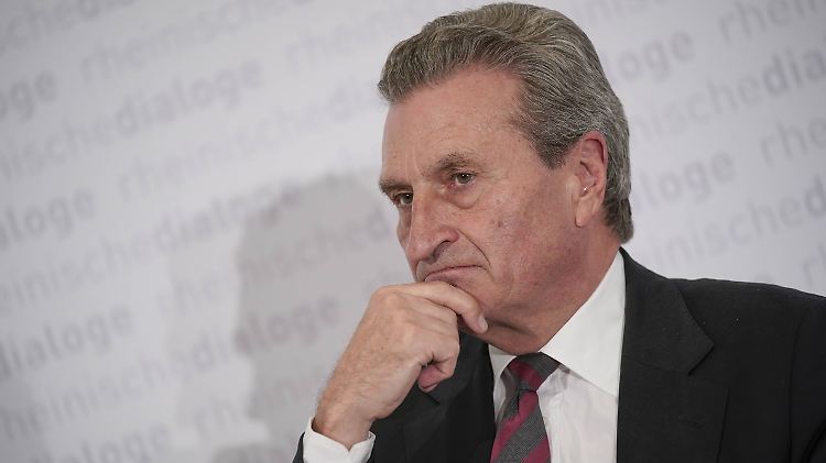Was das alles kostet: Günther Oettinger beziffert von der Leyens Wahlversprechen auf 30 Milliarden Euro. Die sind im Budget nicht drin.