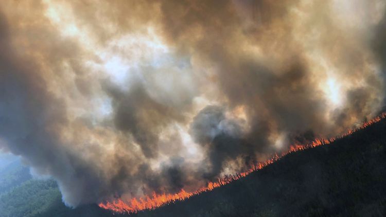 In Alaska steht eine Fläche, die halb so groß ist wie Sachsen, in Flammen.