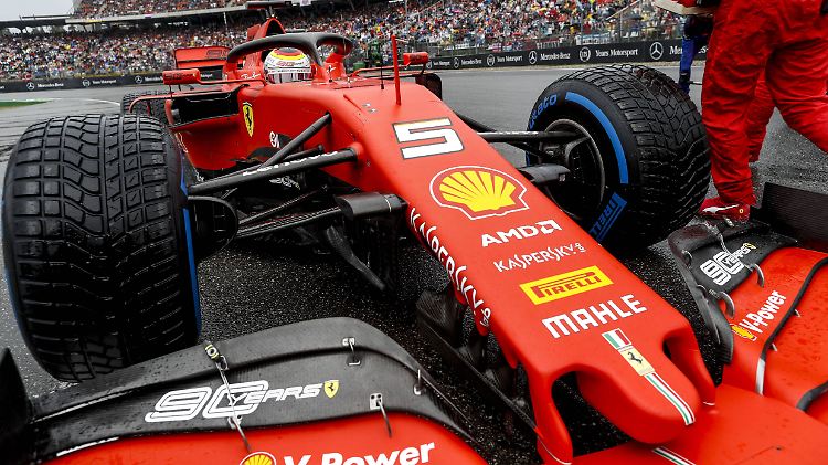In Hockenheim zeigte Vettel seine Klasse und fuhr im Regen von Platz 20 auf Rang 2 vor.
