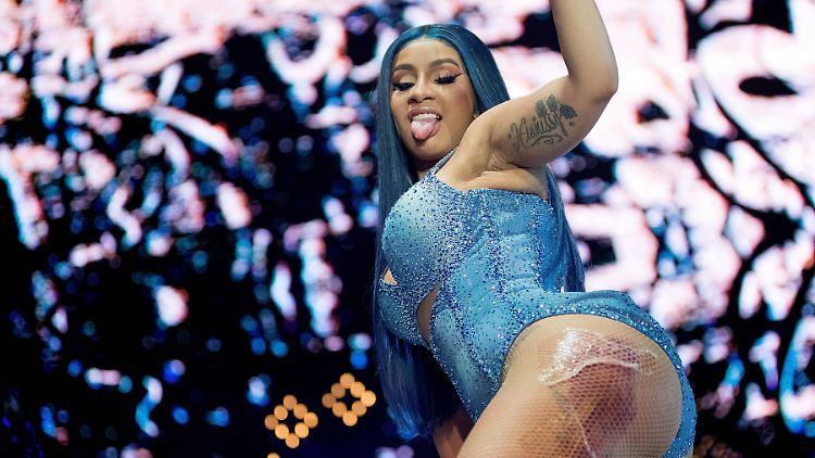 Dieser Anblick von Cardi B blieb den Fans in Indianapolis verwehrt.