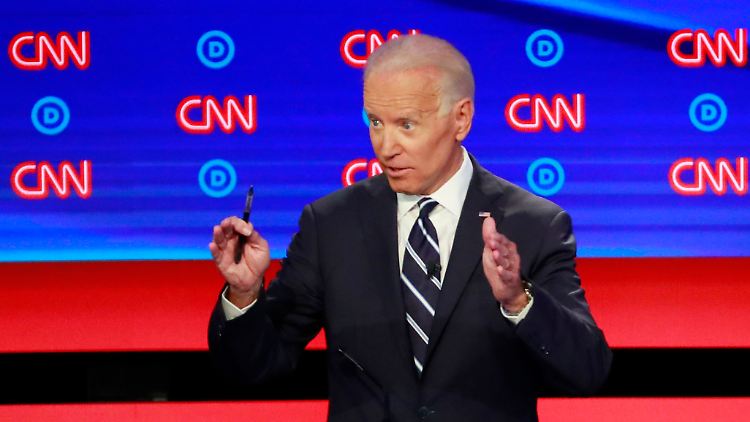 Er hat überlebt: Präsidentschaftskandidat Joe Biden.