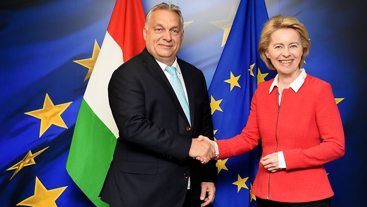 Nach dem Treffen in Brüssel schrieb von der Leyen von einem "guten Gespräch" mit Orban.