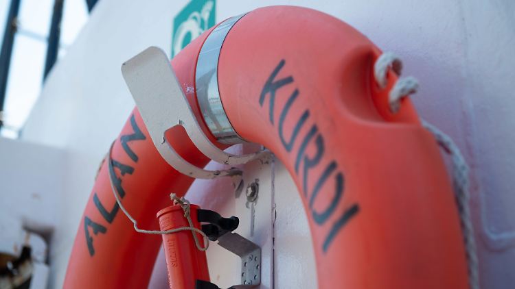 Die "Alan Kurdi" hatte die 40 Schiffbrüchigen vor der libyschen Küste aufgenommen.