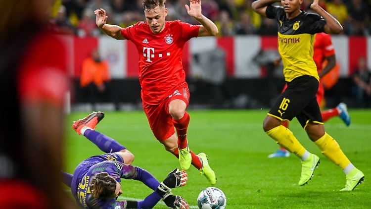 Spätestens an BVB-Torwart Marwin Hitz scheiterten die Offensiv-Bemühungen der Münchner.