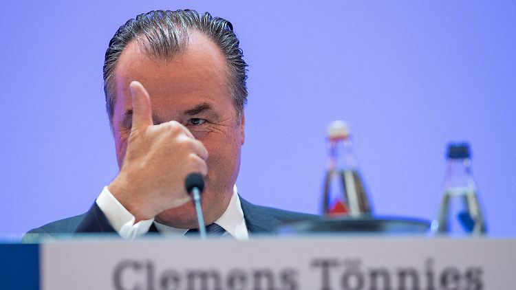 Zeichen ehrlicher Reue? Clemens Tönnies.