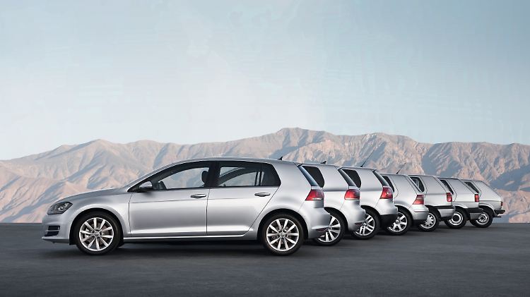 Bislang gab es sieben Generationen des VW Golf - Nummer 8 kommt im Herbst.