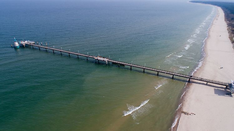 Im Sommer gut ausgebucht: Seebad Zinnowitz auf Usedom. Die Zahl der Deutschlandreisen steigt seit zehn Jahren in Folge.