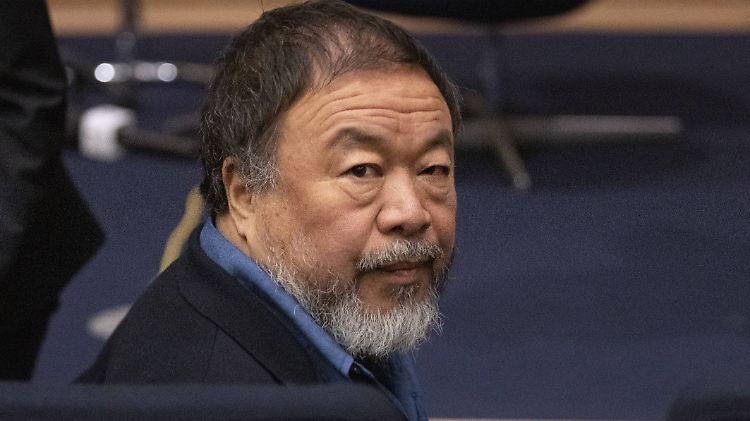 Nicht glücklich in Deutschland: Ai Weiwei im Mai bei einer Ausstellungseröffnung in Düsseldorf.