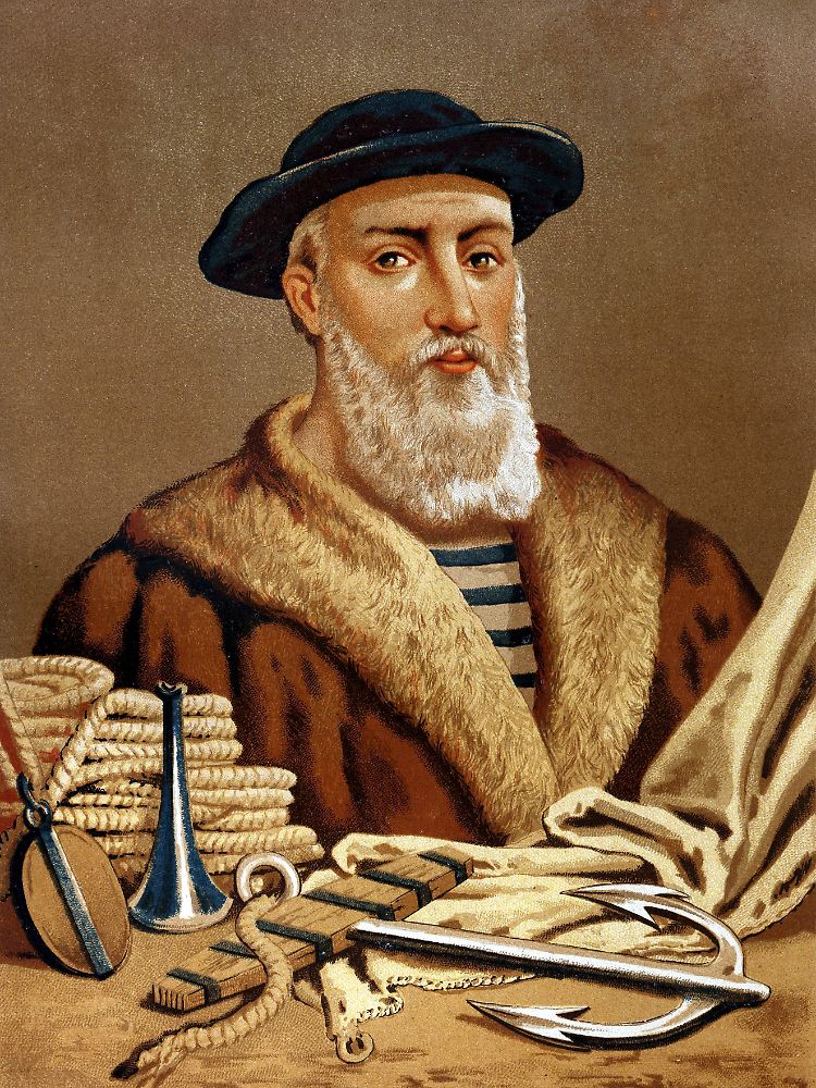 Ferdinand Magellan (portugiesisch Fernão de Magalhães) lebte von 1480 bis 1521.