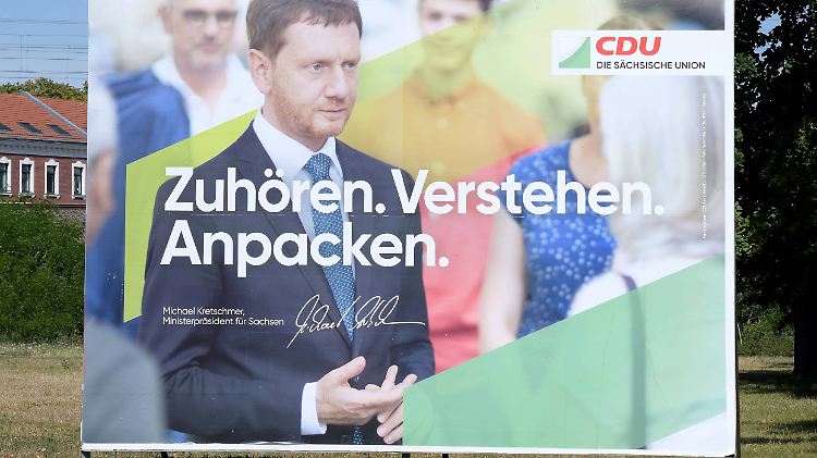 Der Kümmerer: Michael Kretschmer und die CDU werben massiv um Stimmen für die anstehende Wahl.