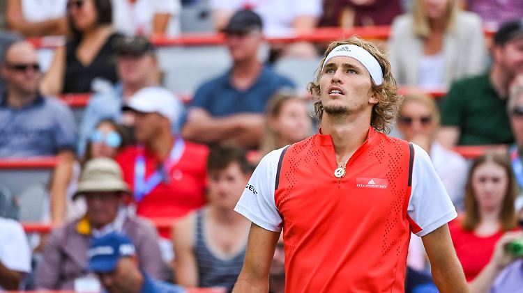 Das Ensetzen ist Zverev anzusehen.