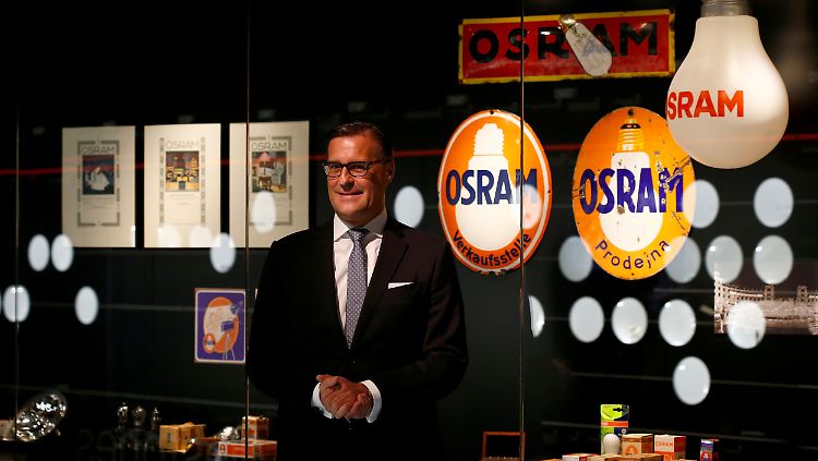 Der Mann, der im Zentrum eines milliardenschweren Übernahmepokers steht: Osram-Chef Olaf Berlien.