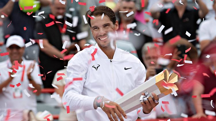 Ein "solider" Nadal freut sich über seinen nächsten Titel.