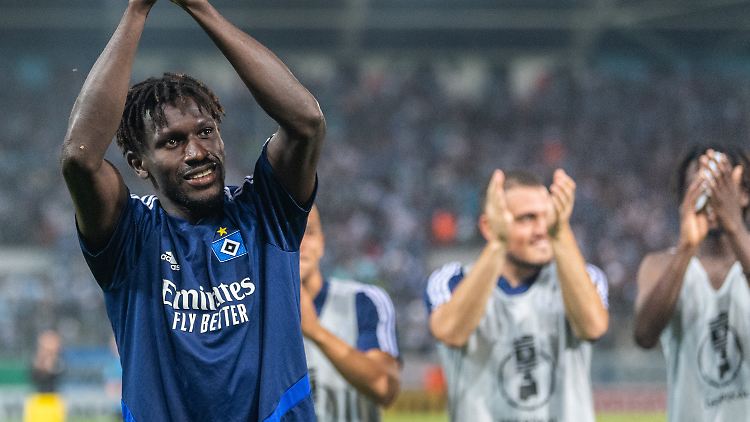 "Wir wissen beim HSV, was wir an diesem Spieler haben": Bakery Jatta.