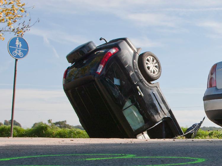 Dieser Unfall endete glimpflich.
