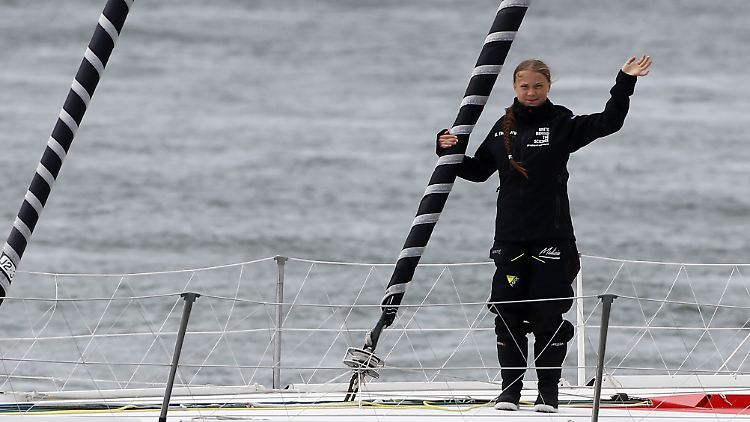 Greta Thunberg freut sich auf ein großes Abenteuer.