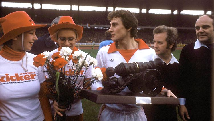 Bester Torschütze der Saison 1977/1978: Dieter Müller.