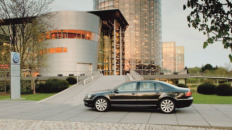 In Wolfsburg wird natürlich Phaeton gefahren. 