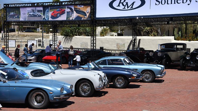 Auf der Monterey Car Week in Kalifornien wird Blech im wahrsten Sinne des Wortes zu Gold.
