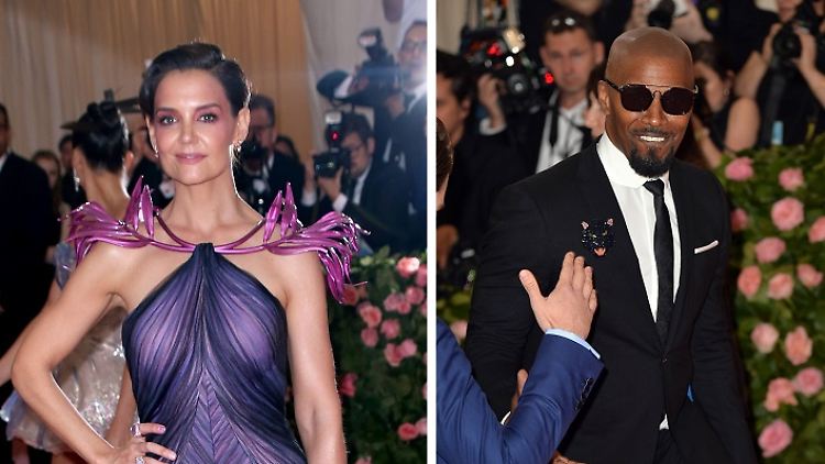Zwar waren Katie Holmes und Jamie Foxx gemeinsam bei der Met Gala im Mai, zusammen für die Fotografen posierten sie aber nicht.